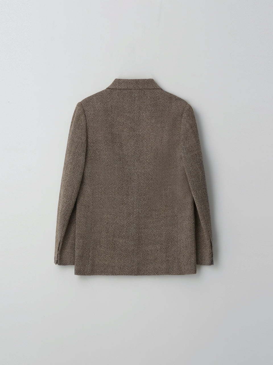 Wool Single Jacket (Brown)