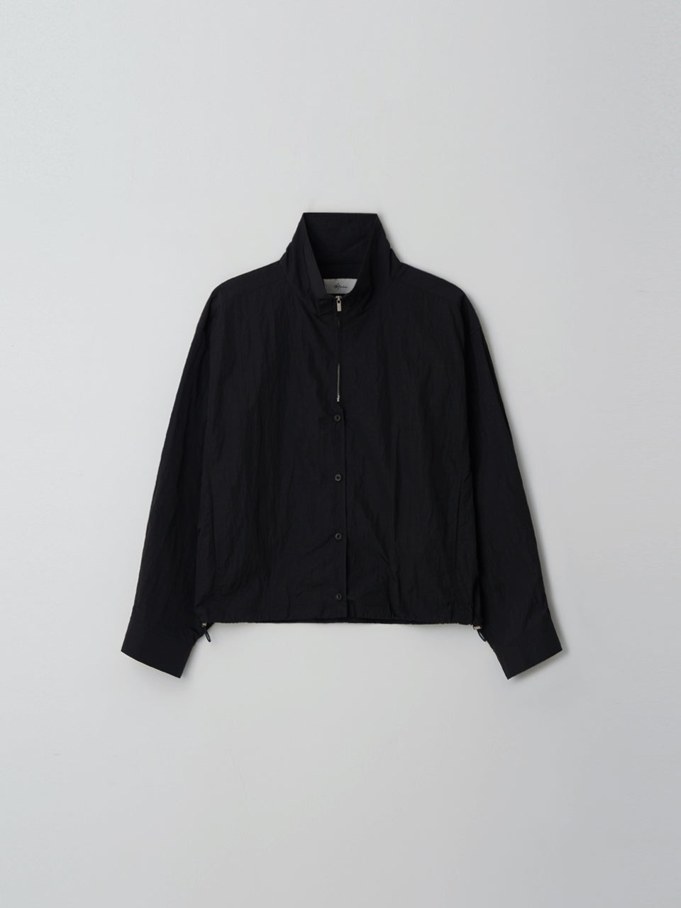 Zip-up Shirt (Black)